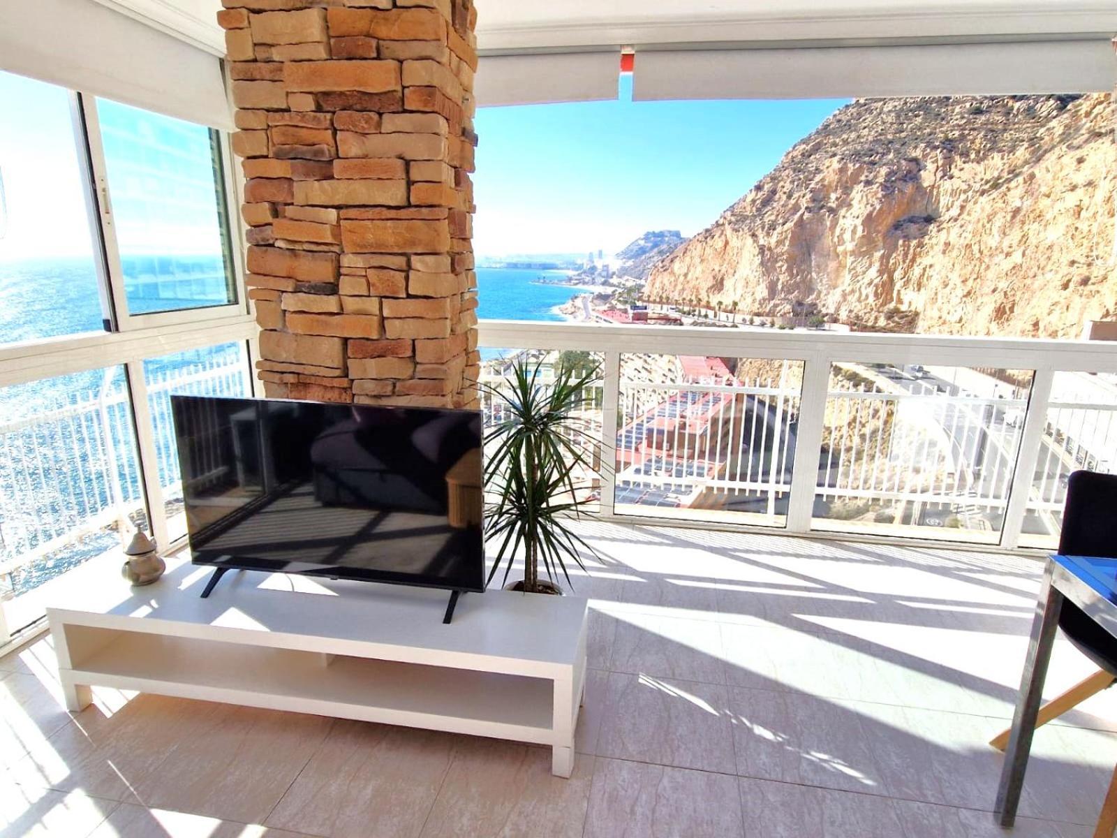 アリカンテVistas Al Mar. Gran Salon. Playa A 1 Minuto. Wifiアパートメント エクステリア 写真