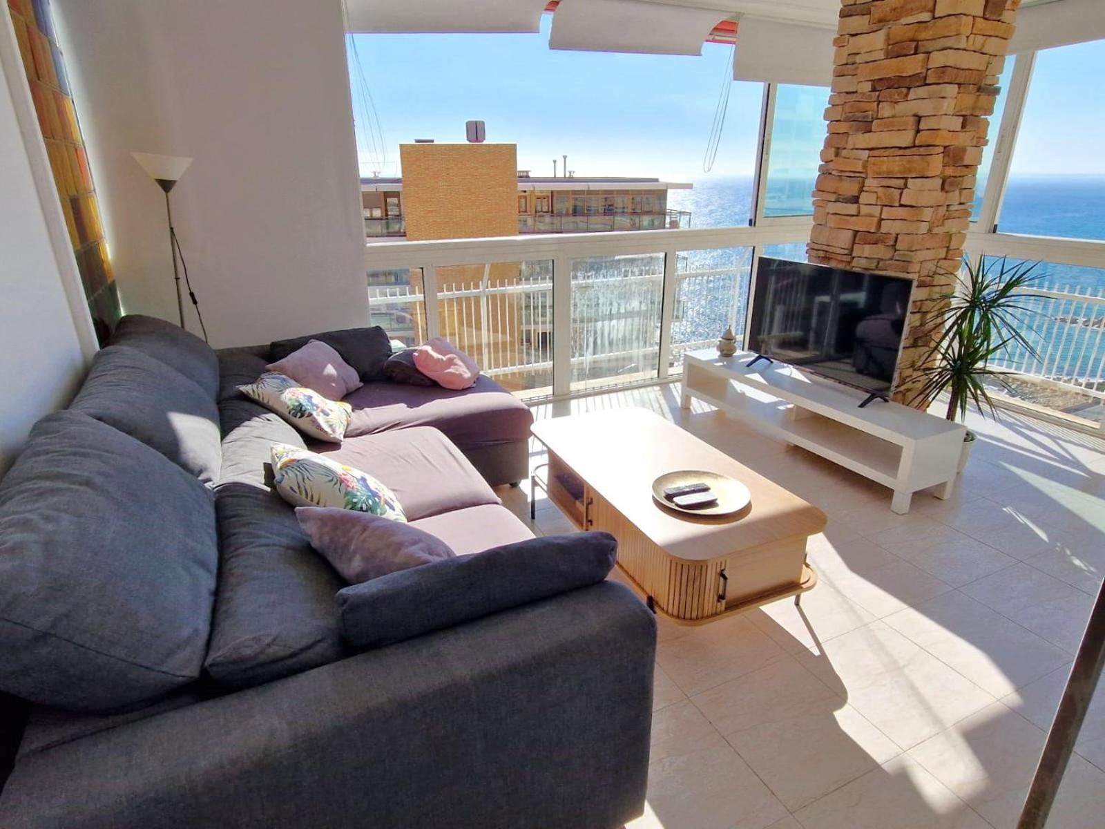 アリカンテVistas Al Mar. Gran Salon. Playa A 1 Minuto. Wifiアパートメント エクステリア 写真